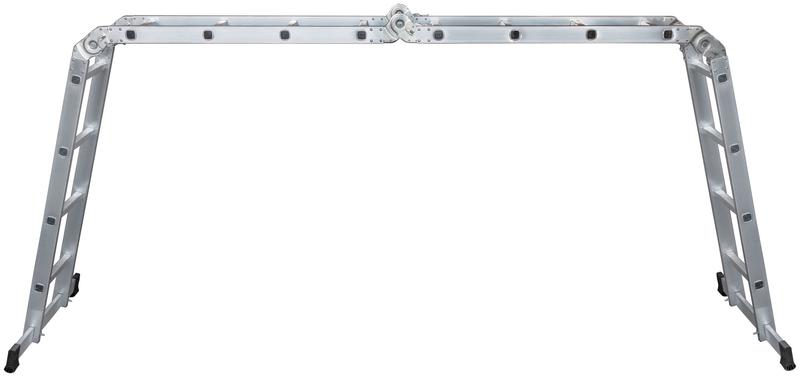 Лестница-трансформер четырехсекционная 4х4 13.2кг алюм. FIT 65450