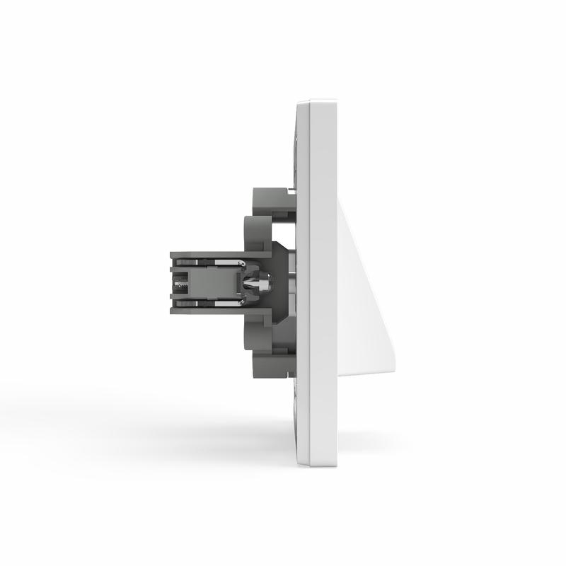 Вывод кабеля СП Pixel IP20 механизм бел. TOKOV ELECTRIC TKE-PX-CP-C01